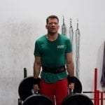 Man doing Deadlift exercise