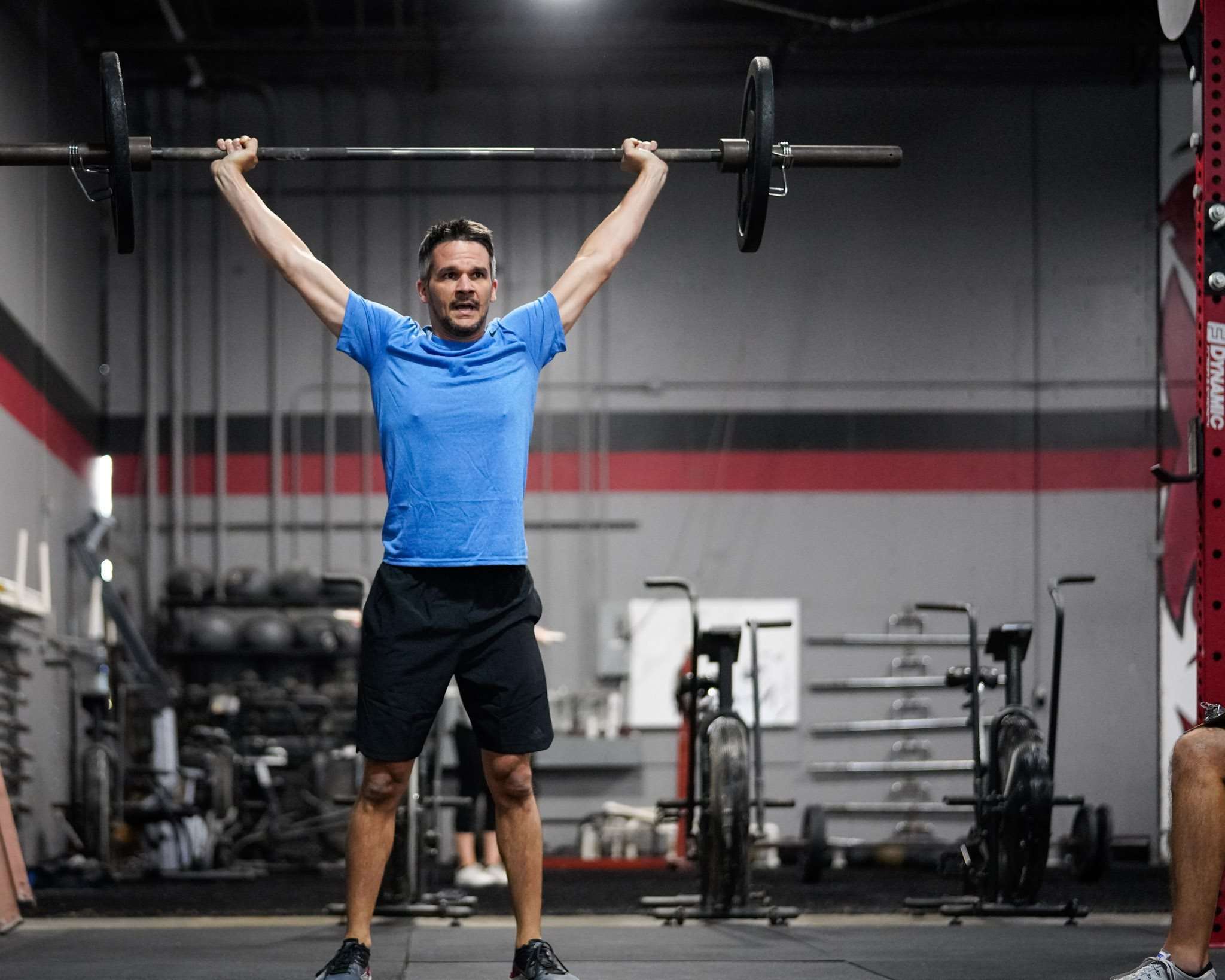 July 2021 Member of the Month is Nick Titus, he embodies community at Strong Fitness Dallas, fostering inclusivity and support among members.