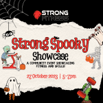 Join us at Strong Spooky Showcase: A Community Event Highlighting Fitness & Fun. Get ready to showcase your skills and celebrate together.