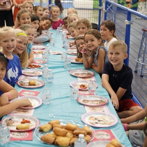 Let Strong Fitness handle your party. Bring the cake, enjoy free pizza and 1 month of Unlimited Active Play. Book your Done-For-You Party today.