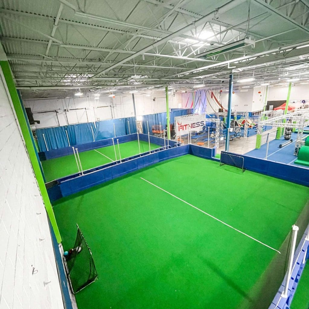 Prepare for thrilling sports action at Strong's dynamic indoor field, where each game promises an unforgettable experience.
